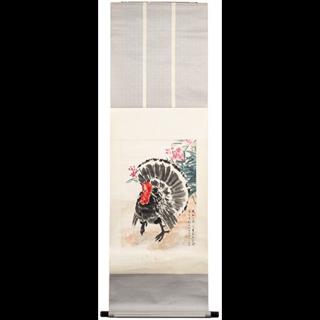 A Group Of Three Chinese Scroll Paintings Comprising Tang Yun [1910 1993] An Eagle