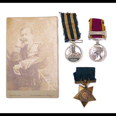 A Victorian Group Of Three Campaign Medals To Major General Alfred George Huyshe CB Second China